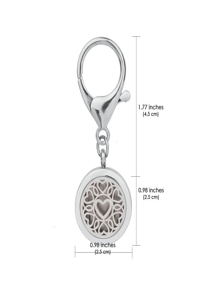 SHIDOW Essential Oil Diffuser Keychain, Aromatherapy Keychain Diffuser for Women, Valentine's Day Gifts (3 Set) - Image 2
